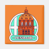 Denemarken Magneet (Voorkant)