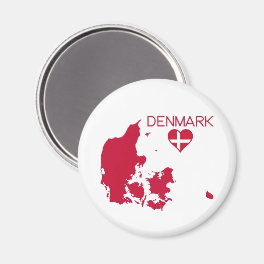 Denemarken Magneet (Voorkant / Achterkant)