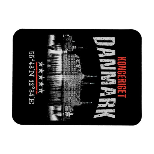 Denemarken Magneet (Horizontaal)