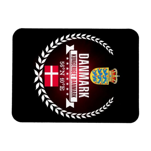 Denemarken Magneet (Horizontaal)