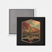 Denemarken Magneet (Voorkant / Achterkant)
