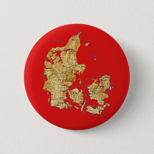 Denemarken Map Button (Voorkant)