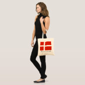 Denemarken met de Dannebrog Tote Bag (Voorkant (model))