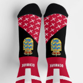 Denemarken, mode, Deense vlag, patriottisch Sokken (Top)