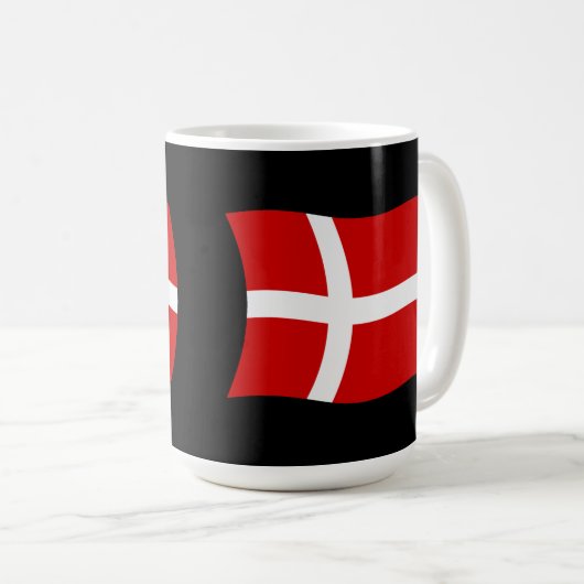 Denemarken Mok vlag (Voorkant rechts)