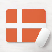 Denemarken of de Deense vlag Muismat (Met muis)