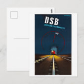 Denemarken Oude Reisposter Gerenoveerd Briefkaart (Voorkant / Achterkant)