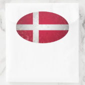 Denemarken Ovale Sticker (Tas)