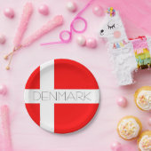 Denemarken Papieren Borden! Papieren Bordje (Feest)