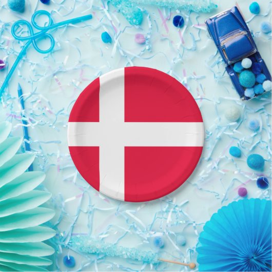 Denemarken Papieren Bordje (Feest)