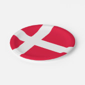 Denemarken Papieren Bordje (Gekanteld)