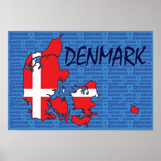 Denemarken Poster (Voorkant)