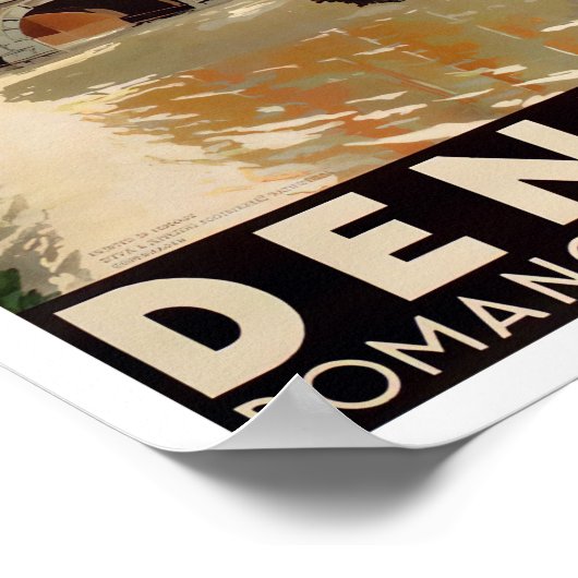 Denemarken Poster voor oldtimers (Hoek)