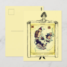 Denemarken Prentbriefkaarten met Illustratieve Kaa Briefkaart