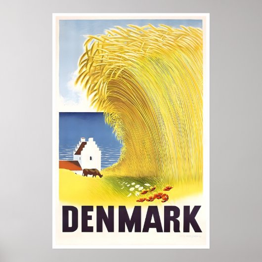 Denemarken Print Reisposter Deense Kunst (XR823)a (Voorkant)