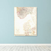 Denemarken, punt Noorwegen Canvas Afdruk (Insitu (Houten vloer))