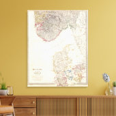 Denemarken, punt Noorwegen Canvas Afdruk (Insitu (Woonkamer))