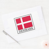 Denemarken Rechthoekige Sticker (Envelop)