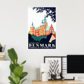 Denemarken Reisposter Deense Kunst Prin Poster (Thuiskantoor)