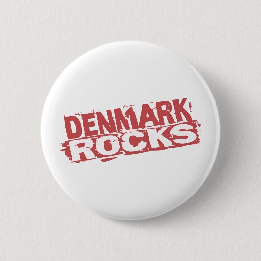 Denemarken Rocks Ronde Button 5,7 Cm (Voorkant)