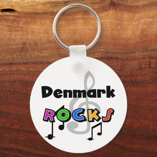 Denemarken Rocks Sleutelhanger (Voorkant)