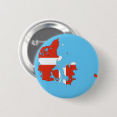 Denemarken Ronde Button 5,7 Cm (Voorkant /achterkant)