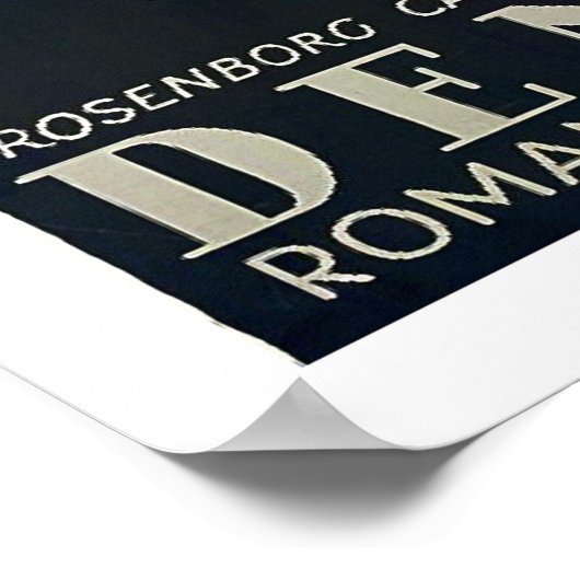 Denemarken, Rosenborg, middeleeuwse romance Poster (Hoek)