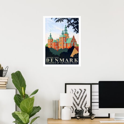 Denemarken, Rosenborg, middeleeuwse romance Poster (Thuiskantoor)