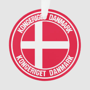 Denemarken Round Emblem Ornament