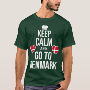 Denemarken Scandinavia Vikings Nordish Kopenhagen T-shirt