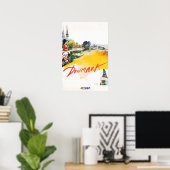 Denemarken Schilderen SAS Reisposter Deense Kunst Poster (Thuiskantoor)