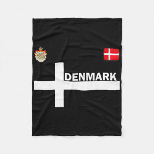 Denemarken Shirt-vlag Jersey Voetbal T-shirt-reis- Fleece Deken