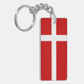 Denemarken Sleutelhanger (Voorkant Links)