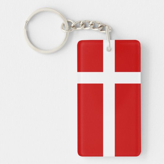 Denemarken Sleutelhanger (Voorkant)