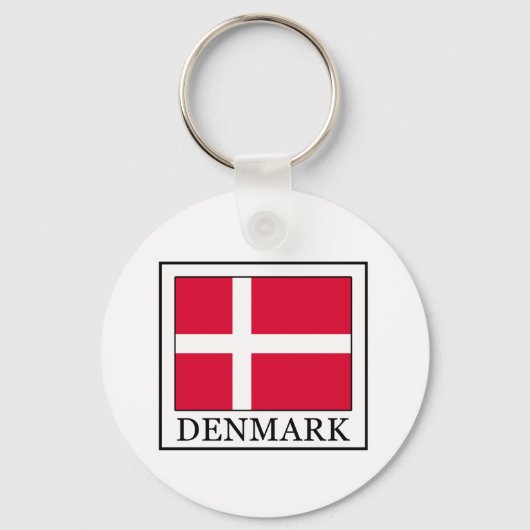 Denemarken Sleutelhanger (Voorkant)