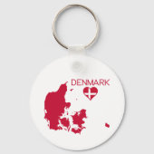 Denemarken Sleutelhanger (Achterkant)
