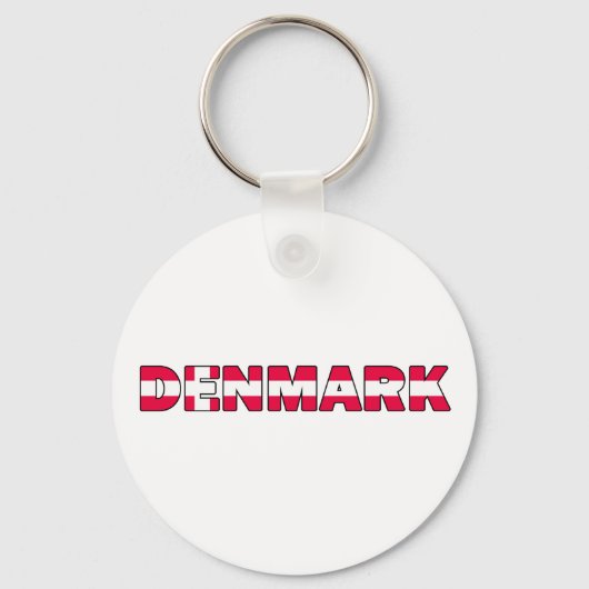 Denemarken Sleutelhanger (Voorkant)