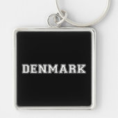 Denemarken Sleutelhanger (Voorkant)