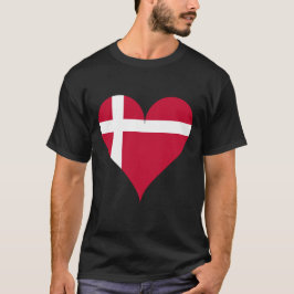 DENEMARKEN Speciale  zwarte toerist T-shirt