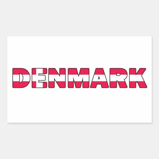 Denemarken Sticker (Voorkant)