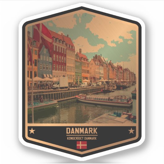 Denemarken Sticker (Voorkant)