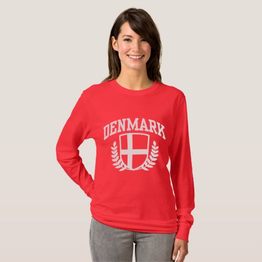 Denemarken T-shirt (Voorkant volledig)