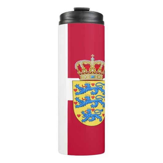 Denemarken Travel Mug, patriottische Deense vlag Thermosbeker (Voorkant)