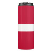 Denemarken Travel Mug, patriottische Deense vlag Thermosbeker (Achterkant)