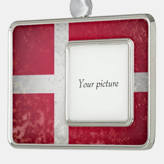 Denemarken Verzilverd Omlijst Ornament (Links)