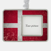 Denemarken Verzilverd Omlijst Ornament (Voorkant)