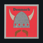 Denemarken, Viking Head Magneet<br><div class="desc">Reis, Denemarken</div>
