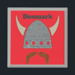 Denemarken, Viking Head Magneet<br><div class="desc">Reis,  Denemarken</div>