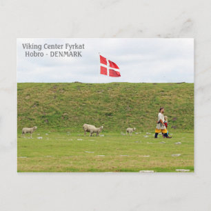 Denemarken, Viking Land Fyrkat Briefkaart! Briefkaart