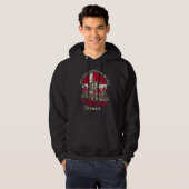 Denemarken Viking Ship Flag Hoodie (Voorkant volledig)